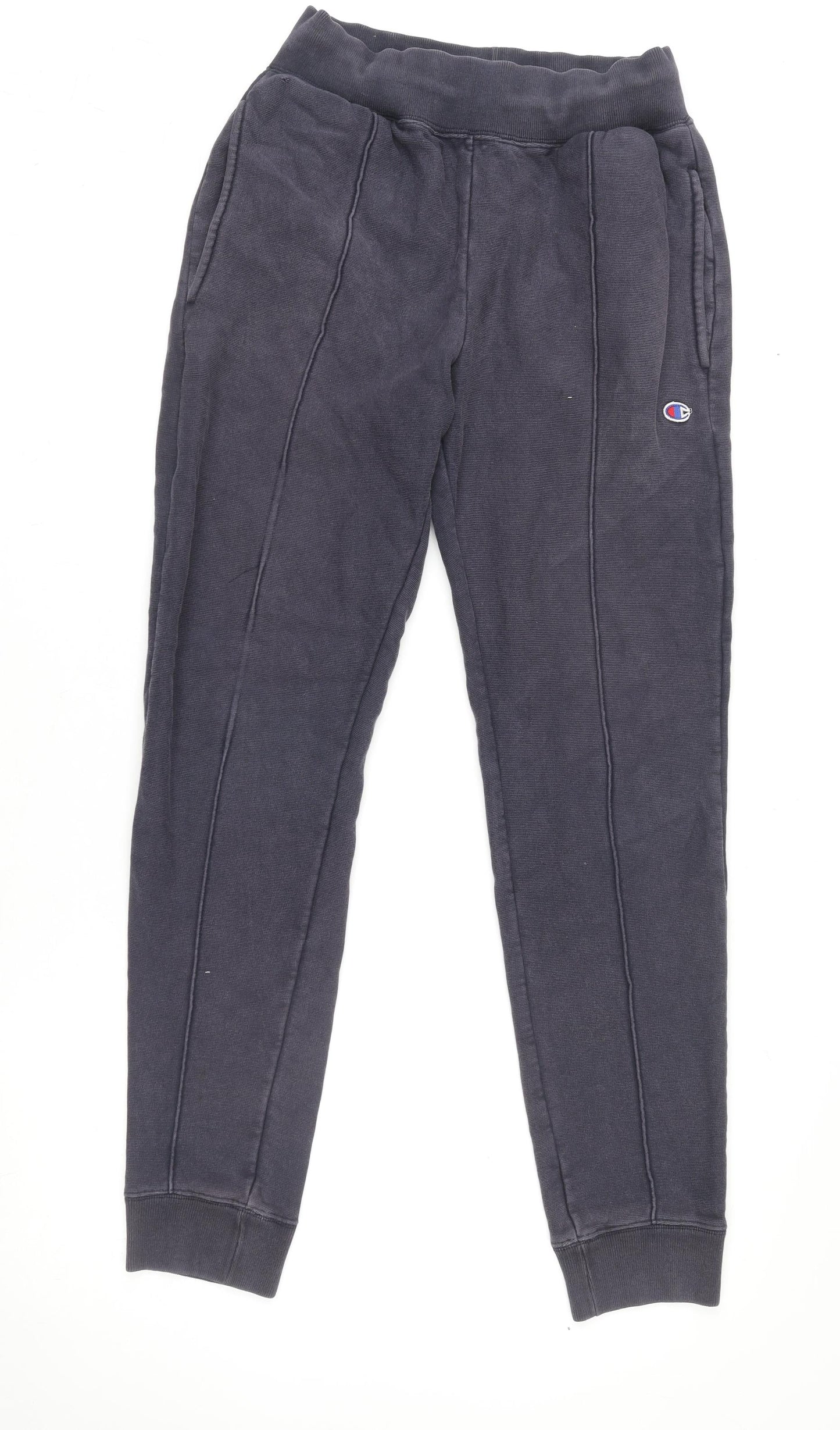 Mens UK Size XS Champion Regular Fit Jogger Black Trousers