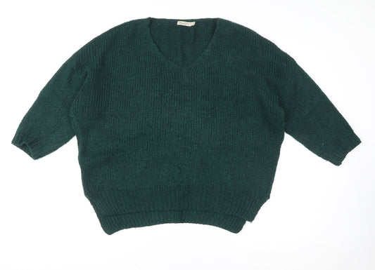 Womens UK Size M Alessia Pacini Green Pullover Jumper
