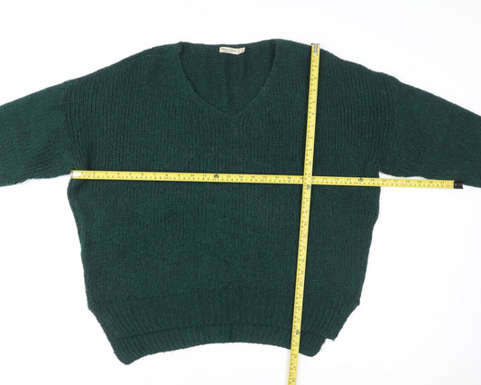 Womens UK Size M Alessia Pacini Green Pullover Jumper