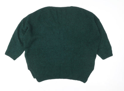 Womens UK Size M Alessia Pacini Green Pullover Jumper