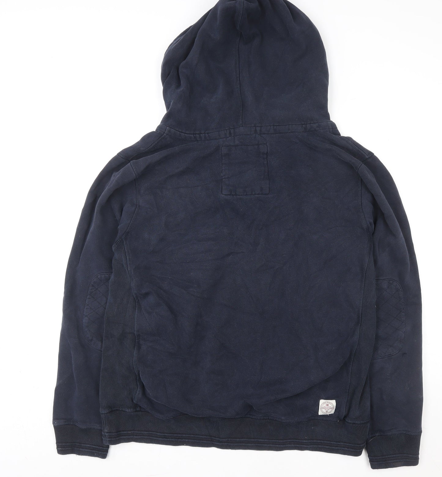 Unisex Adults UK Size XL FatFace Blue Henley Hoodie