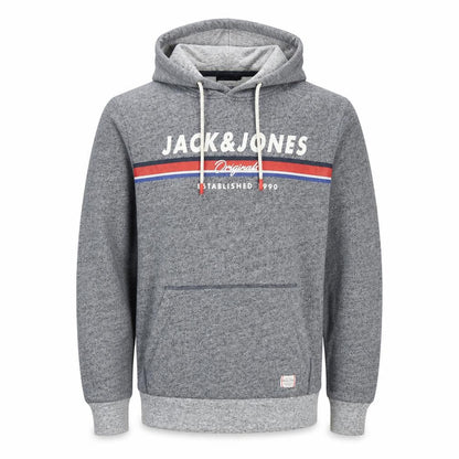 Mens UK Size M JACK & JONES Grey Pullover Hoodie