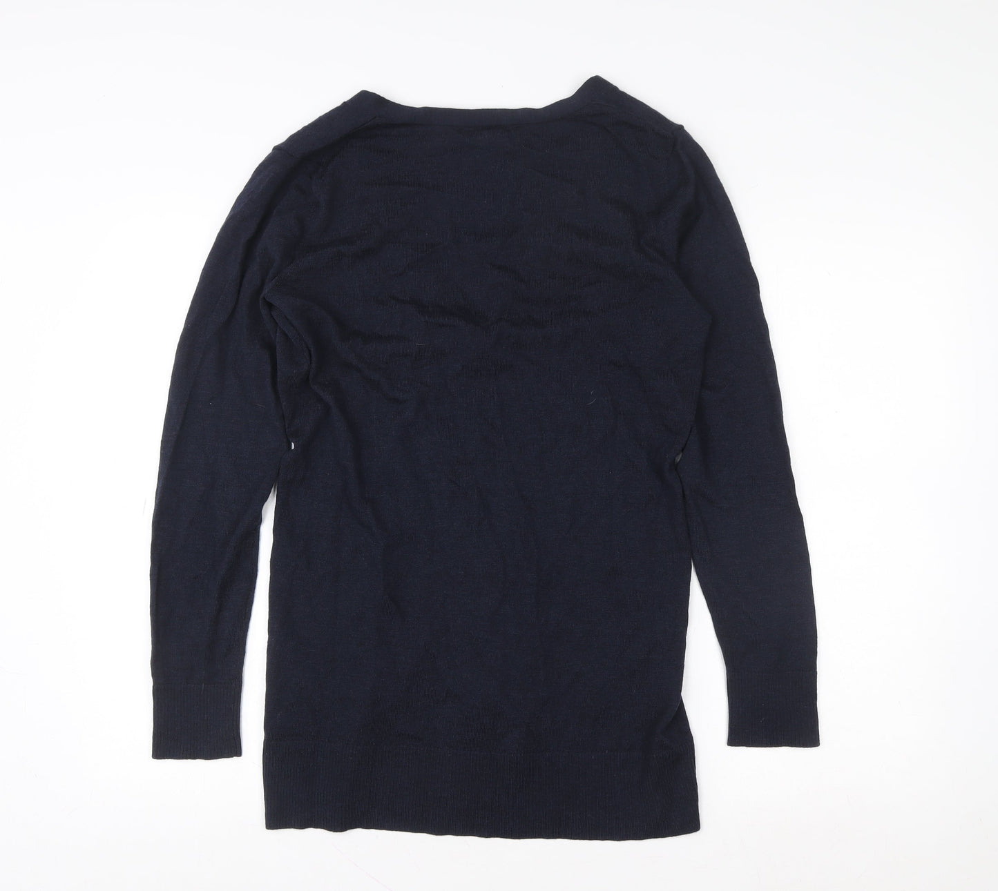 Gap Women's Blue Merino Wool V-Neck Cardigan Size M