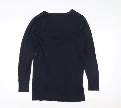 Gap Women's Blue Merino Wool V-Neck Cardigan Size M