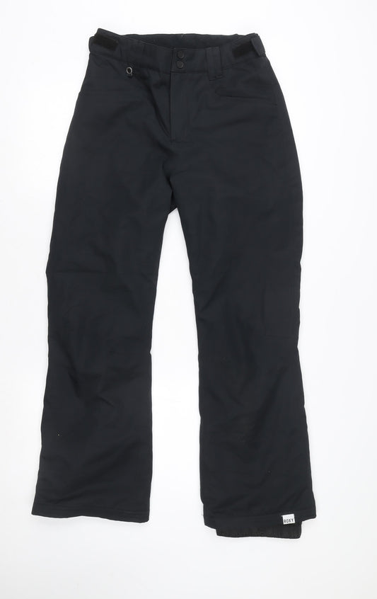 Roxy Boys Black 14 Years Snow Pants Waterproof Insulated Trousers