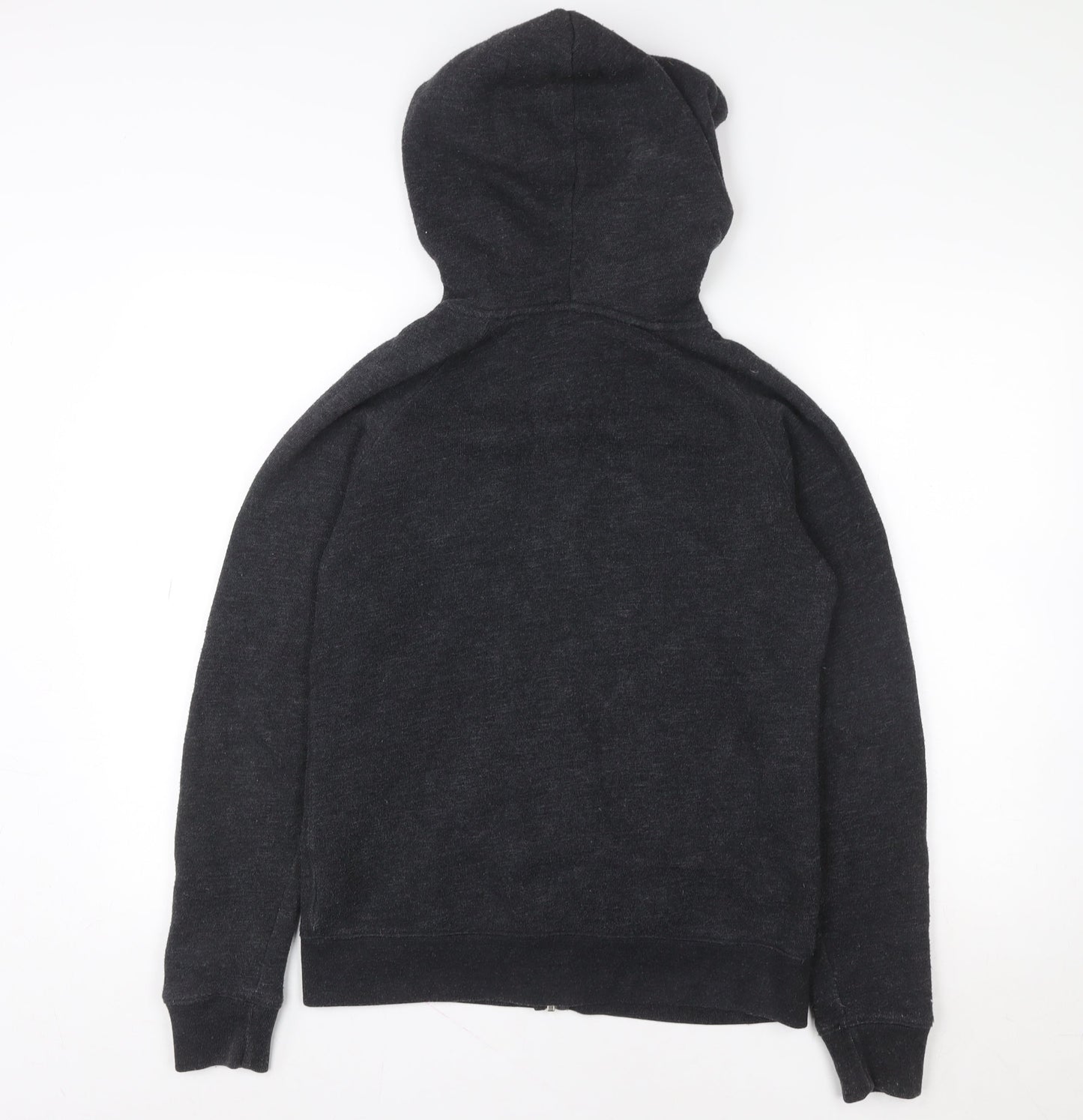 Mens UK Size M Jack Wills Black Full Zip Hoodie