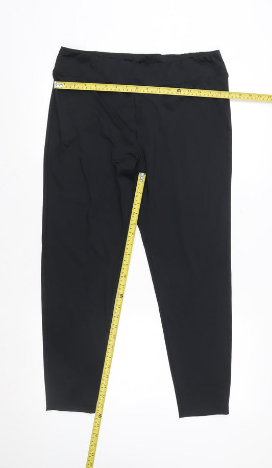 Womens UK Size 8 Dare 2B Athletic Fit Leggings Black Leggings