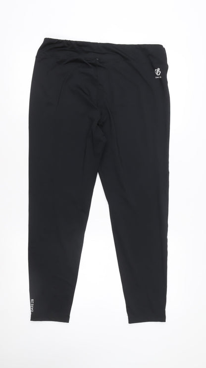 Womens UK Size 8 Dare 2B Athletic Fit Leggings Black Leggings