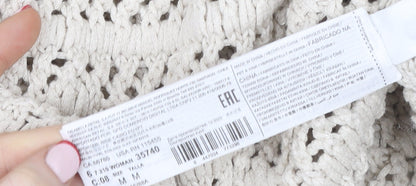 Womens UK Size M MNG Beige Pullover Jumper