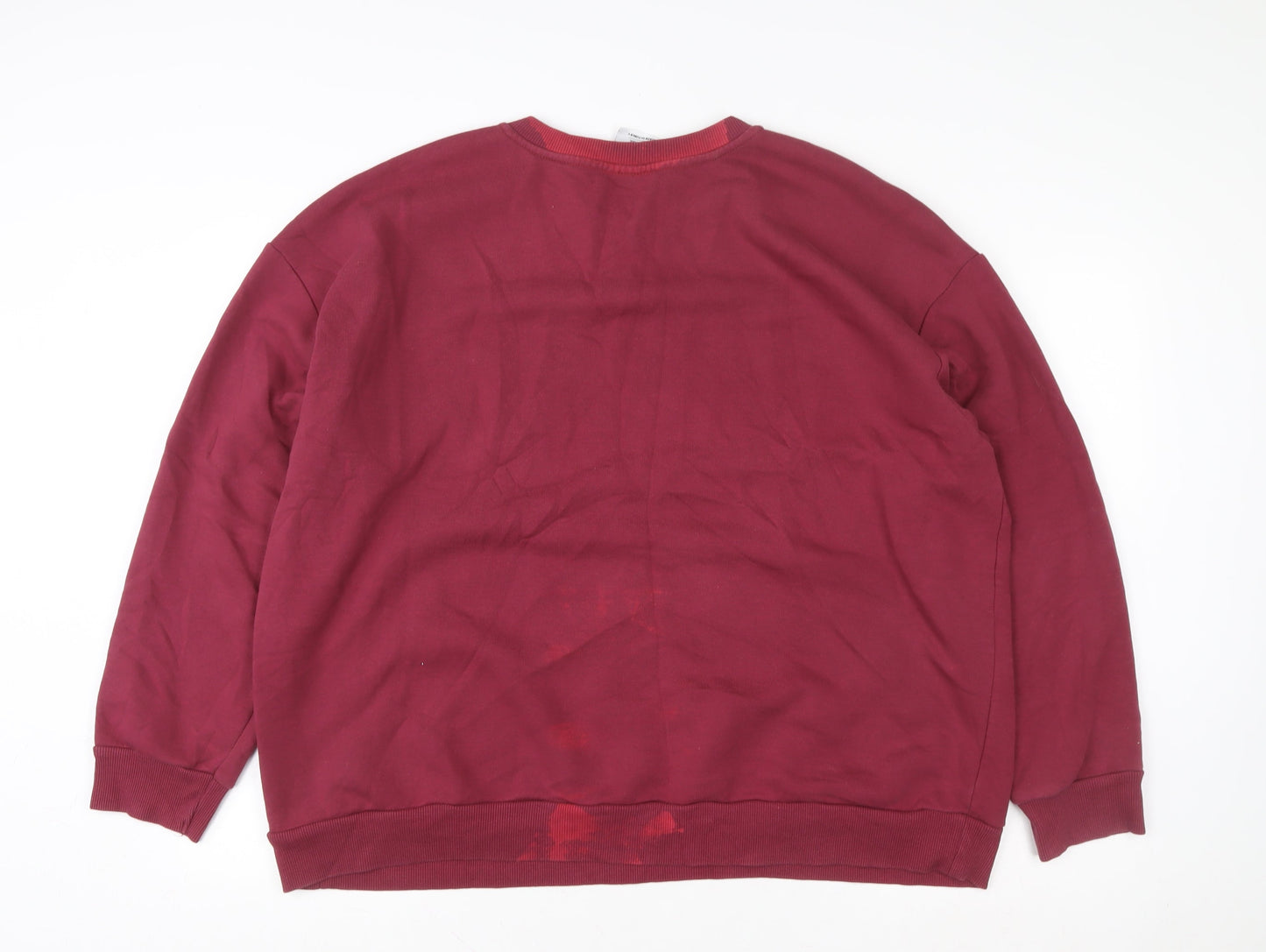 Womens UK Size XL Harvard Red Pullover Sweatshirt