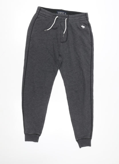 Abercrombie & Fitch Men's Grey XS Jogger Fleece Sweatpants