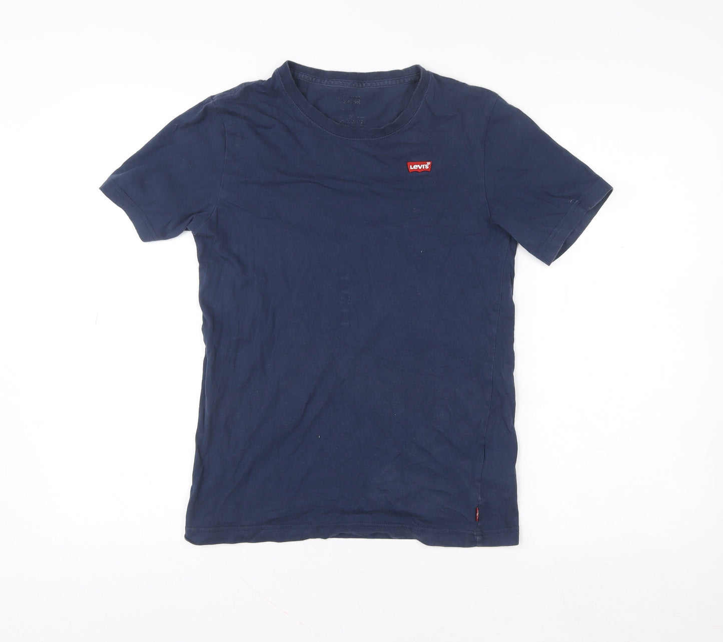 Levi's Girls Blue Logo Basic Cotton Short Sleeve T-Shirt 12 Years