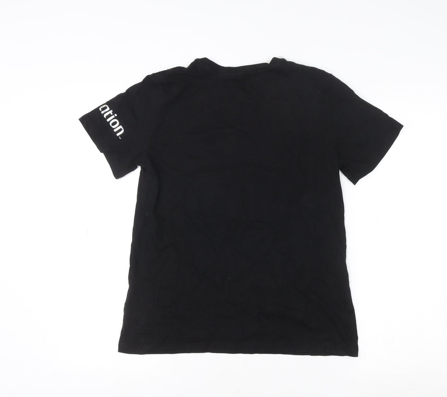 Boys UK Size 12-13 Years H&M Black Basic T-Shirt