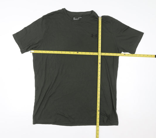 Under Armour Men's Green XL Loose Fit Performance T-Shirt