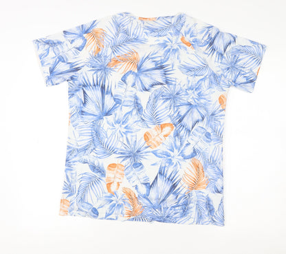 Womens UK Size S Mudflower Multicoloured Basic T-Shirt