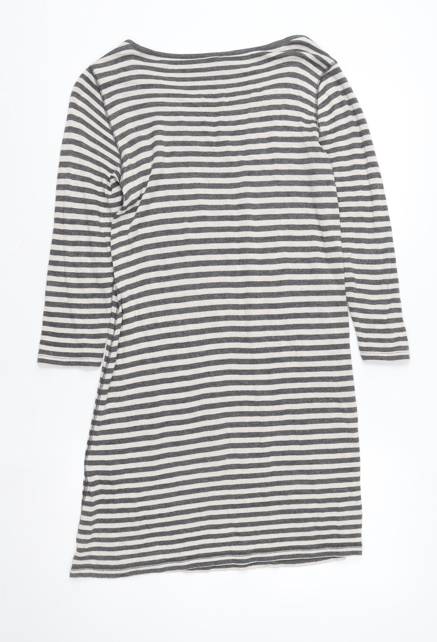 Womens UK Size 12 Baukjen Grey Basic T-Shirt