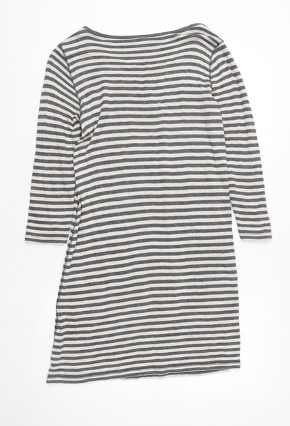 Womens UK Size 12 Baukjen Grey Basic T-Shirt