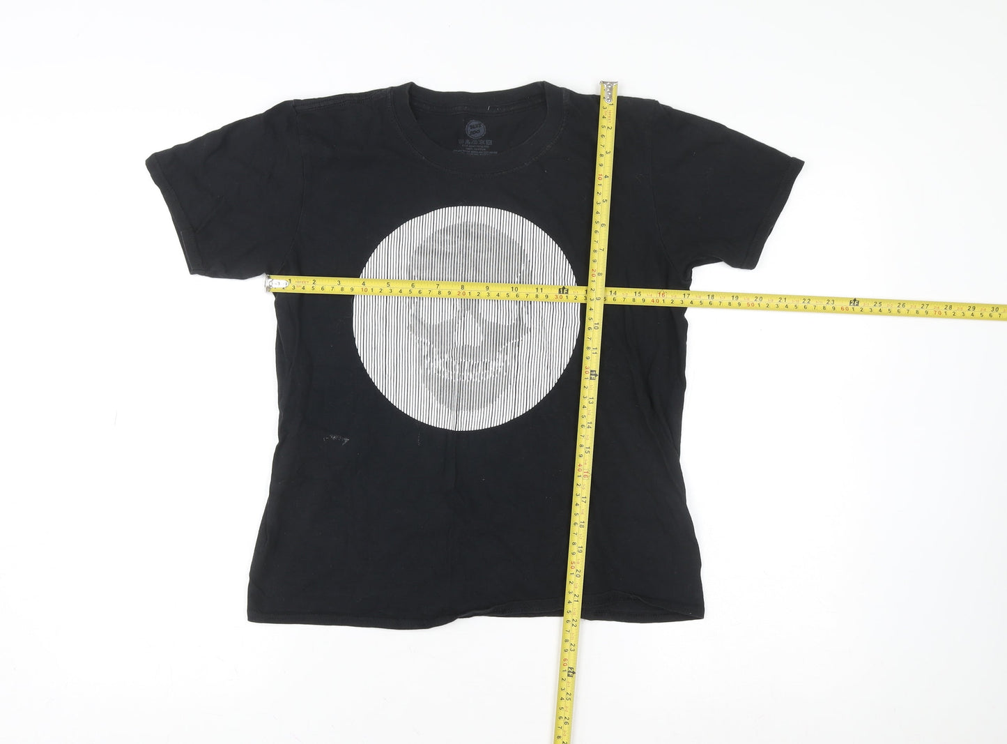 Boys UK Size 12-14 Years Blue Zoo Black Basic T-Shirt