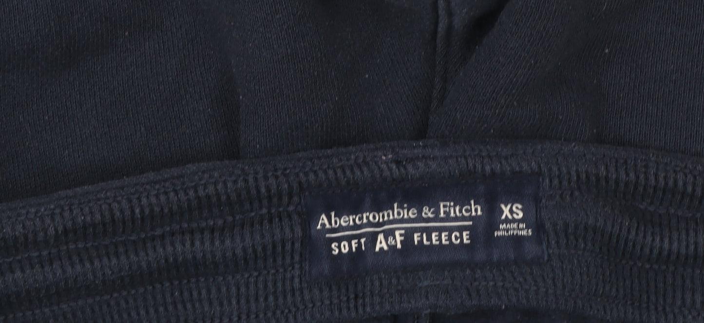 Abercrombie & Fitch Men's Black XS Fleece Sweatpants Joggers