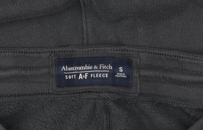 Womens UK Size S Abercrombie & Fitch Regular Fit Jogger Black Trousers