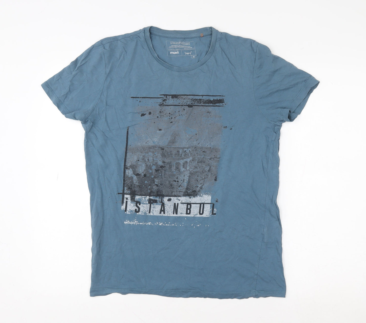 Mens UK Size M Mavi Blue  T-Shirt
