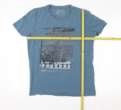 Mens UK Size M Mavi Blue  T-Shirt