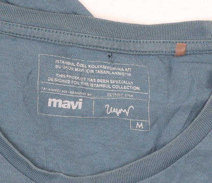 Mens UK Size M Mavi Blue  T-Shirt