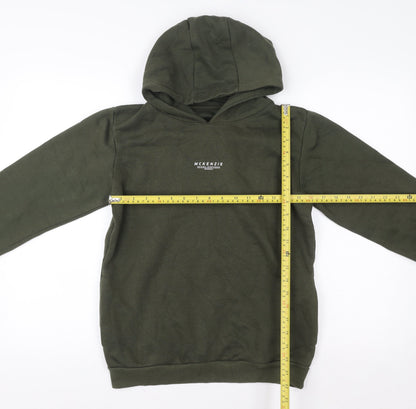 Boys UK Size 13-15 Years McKenzie Green Pullover Hoodie