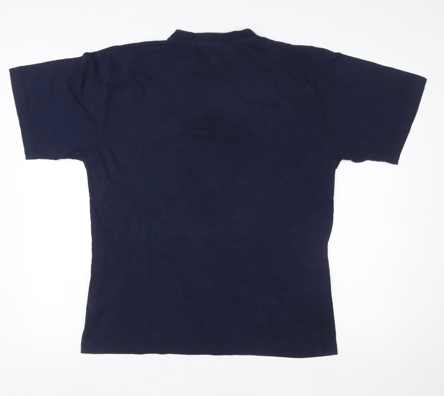 Womens UK Size XL Tramondi Blue Basic T-Shirt