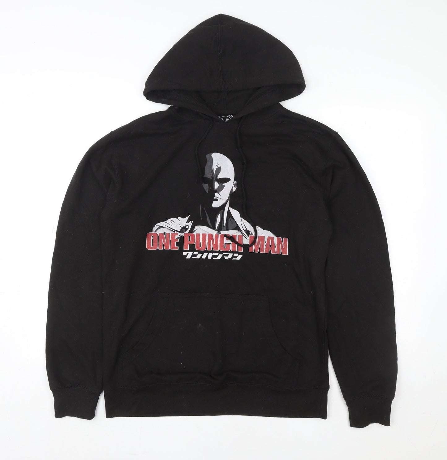 Mens UK Size M TeePublic Black Pullover Hoodie