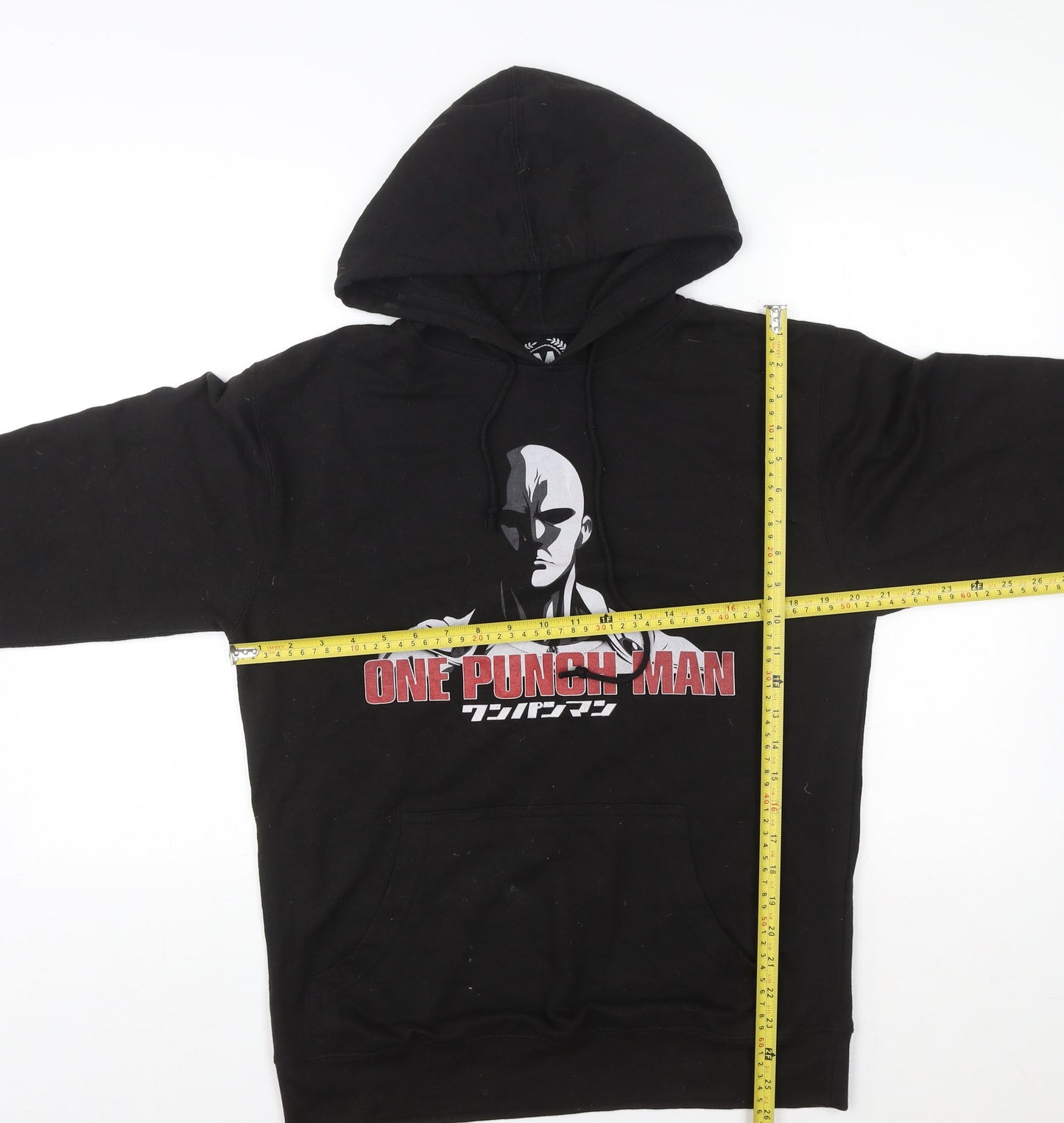 Mens UK Size M TeePublic Black Pullover Hoodie