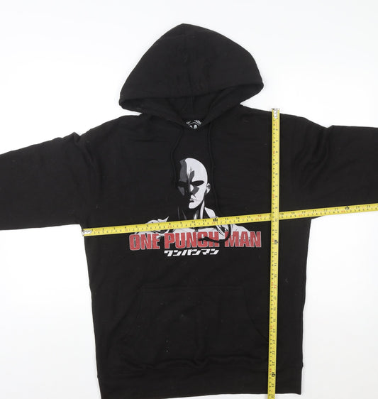 Mens UK Size M TeePublic Black Pullover Hoodie