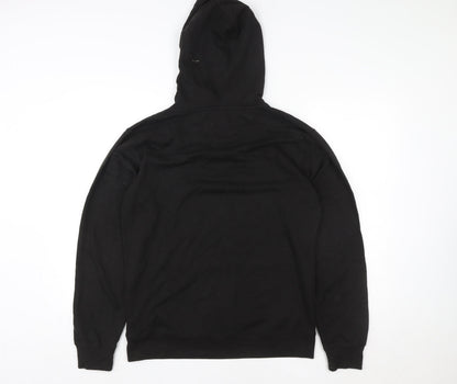 Mens UK Size M TeePublic Black Pullover Hoodie