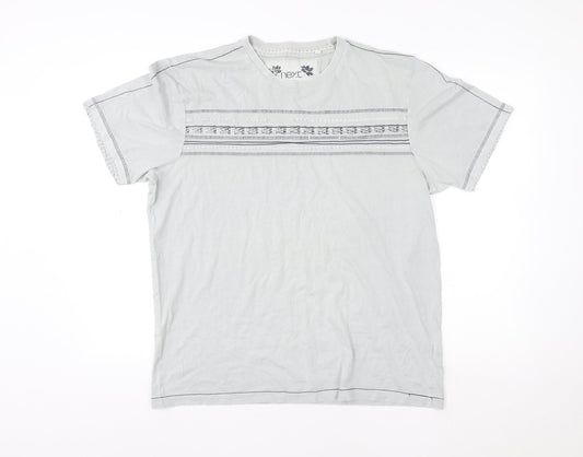 Womens UK Size L NEXT Grey Basic T-Shirt