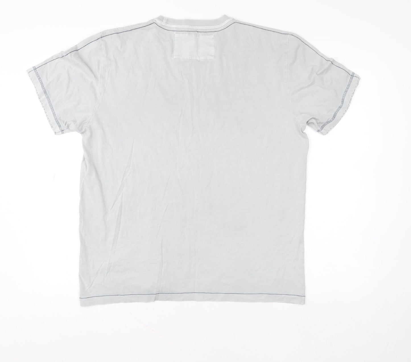 Womens UK Size L NEXT Grey Basic T-Shirt