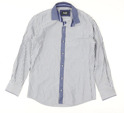 Boys UK Size 10-11 Years E-IGHT Blue Basic Button-Up