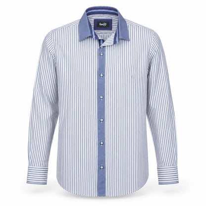 Boys UK Size 10-11 Years E-IGHT Blue Basic Button-Up