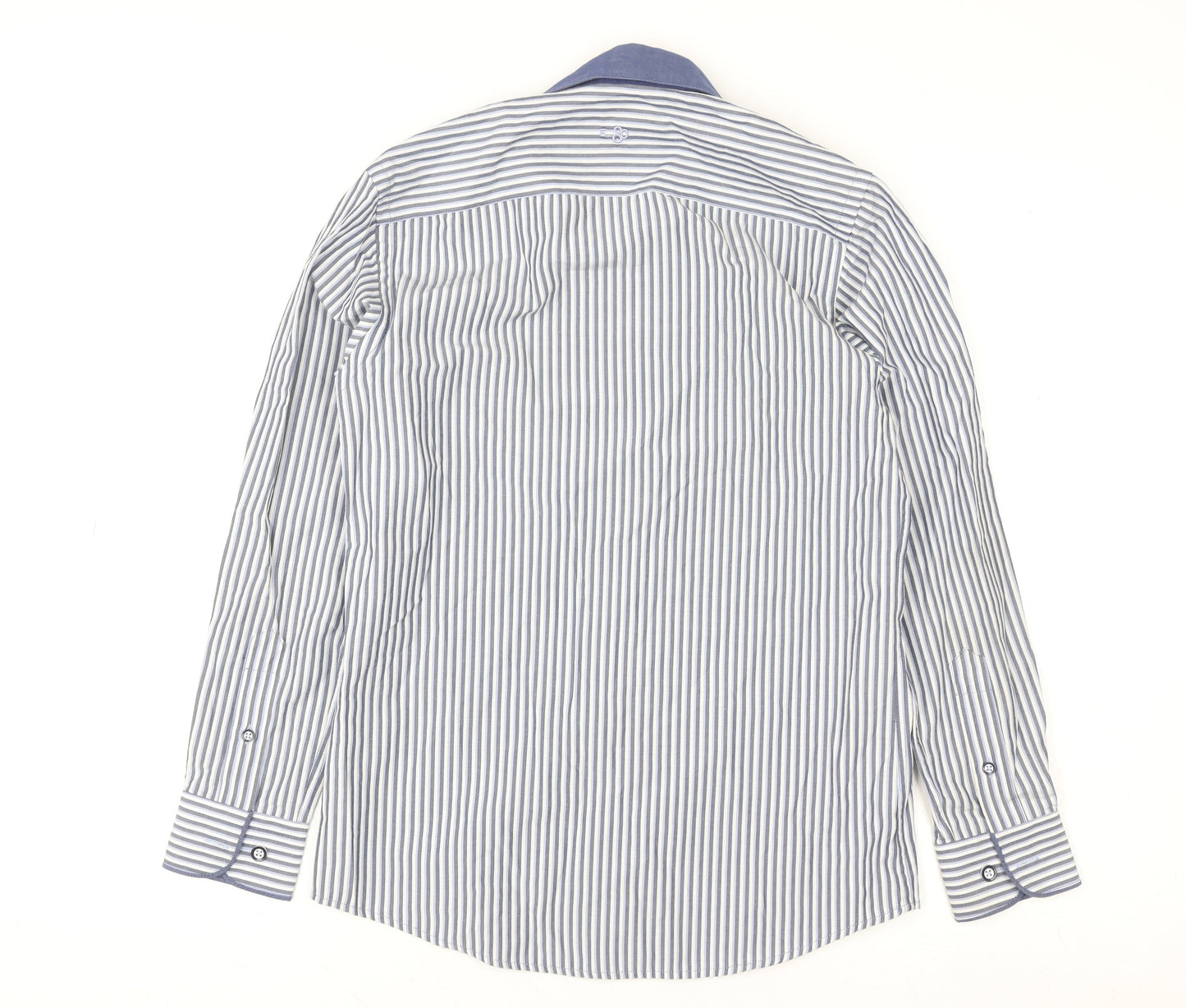 Boys UK Size 10-11 Years E-IGHT Blue Basic Button-Up