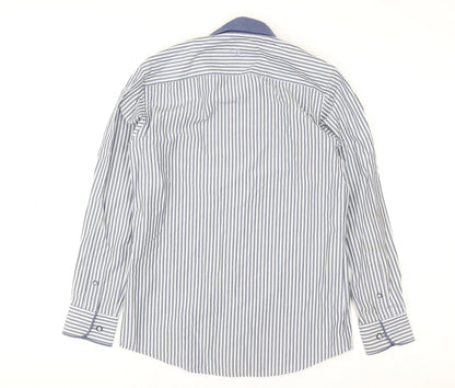Boys UK Size 10-11 Years E-IGHT Blue Basic Button-Up