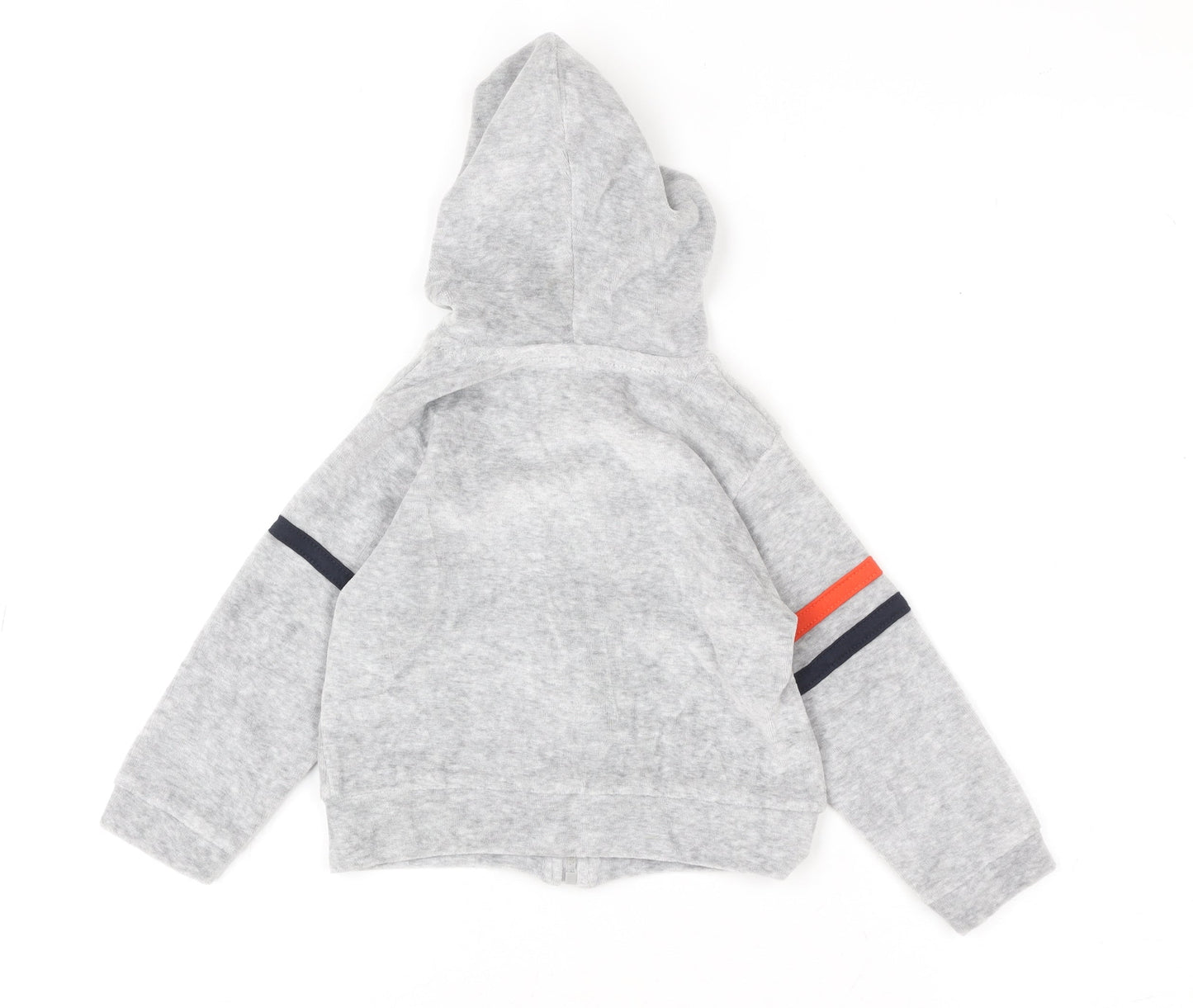 Babybol Unisex Grey Hooded Full Zip Jungle Adventure Jumper 12-18 Months