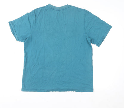 Mens UK Size L 5252 by O!Oi Blue  T-Shirt