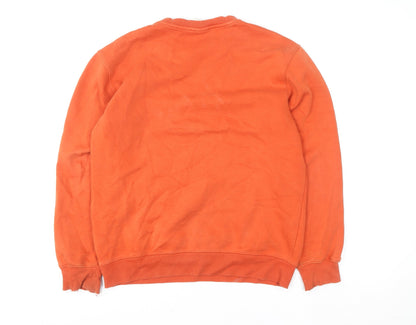 H&M L.O.G.G. Women’s Orange Small Crew Neck Pullover Sweatshirt