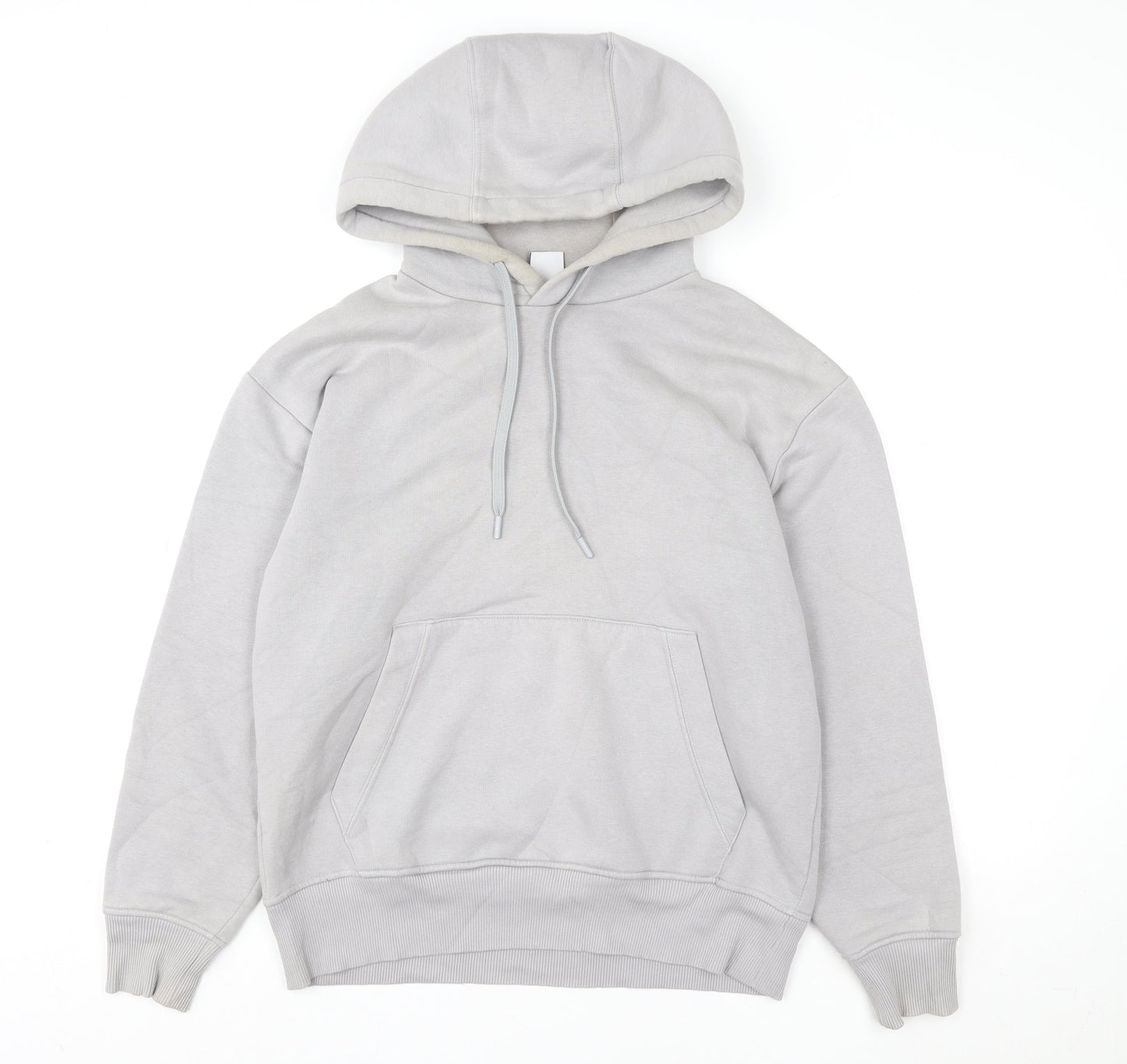 Womens UK Size S Zara Grey Pullover Hoodie