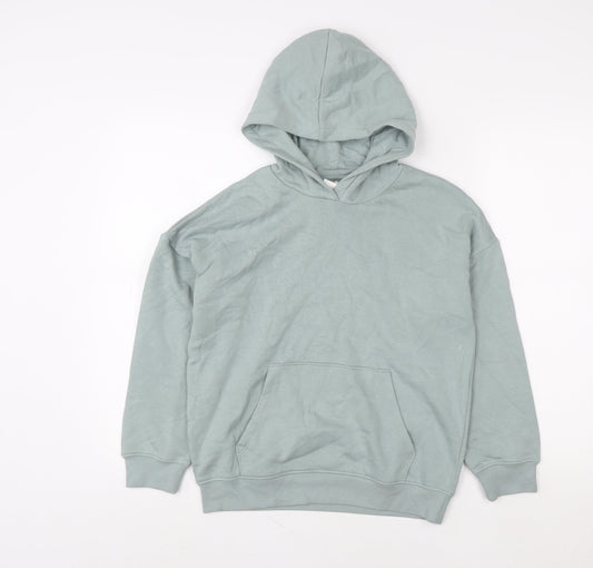 Marks and Spencer Girls Green 10-11 Years Pullover Hoodie