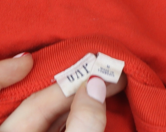 Womens UK Size M Gap Red Pullover Sweatshirt