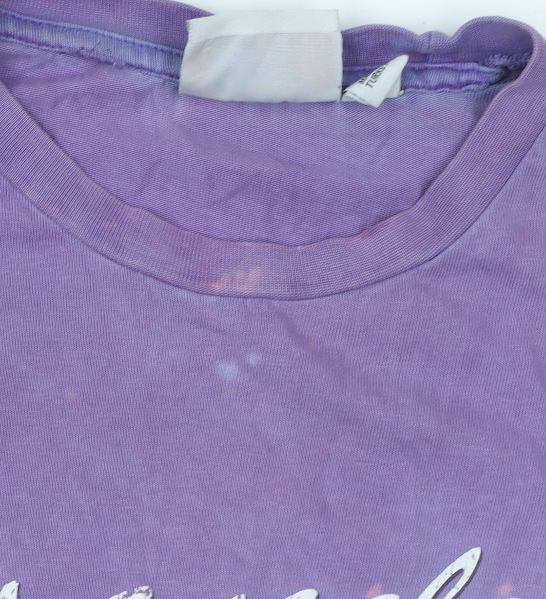 Womens UK Size XS NBA Purple Basic T-Shirt