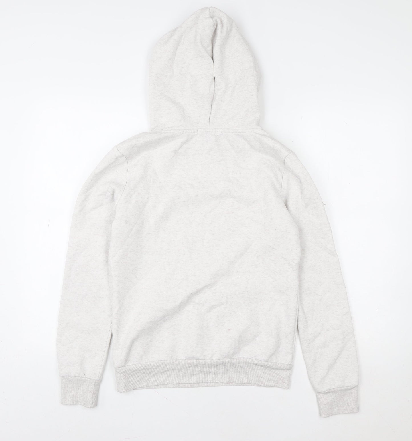 Primark Women Beige XS Pullover Hoodie Brooklyn Varsity Print Casual