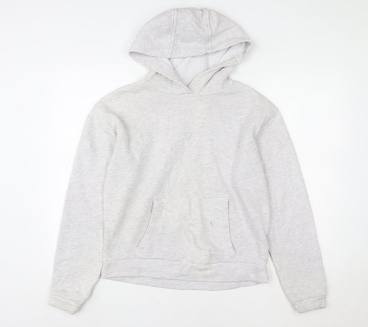 Womens UK Size 8 Topshop Grey Pullover Hoodie