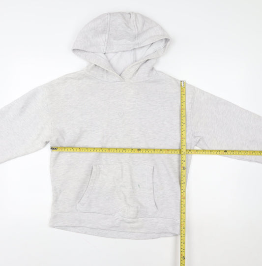 Womens UK Size 8 Topshop Grey Pullover Hoodie