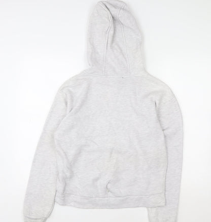 Womens UK Size 8 Topshop Grey Pullover Hoodie